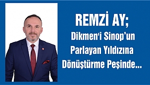 Remzi Ay Dikmen'i Sinop'un Parlayan Yıldızına Dönüştürme Peşinde...